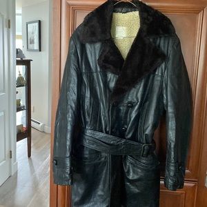 Mens vintage leather jacket